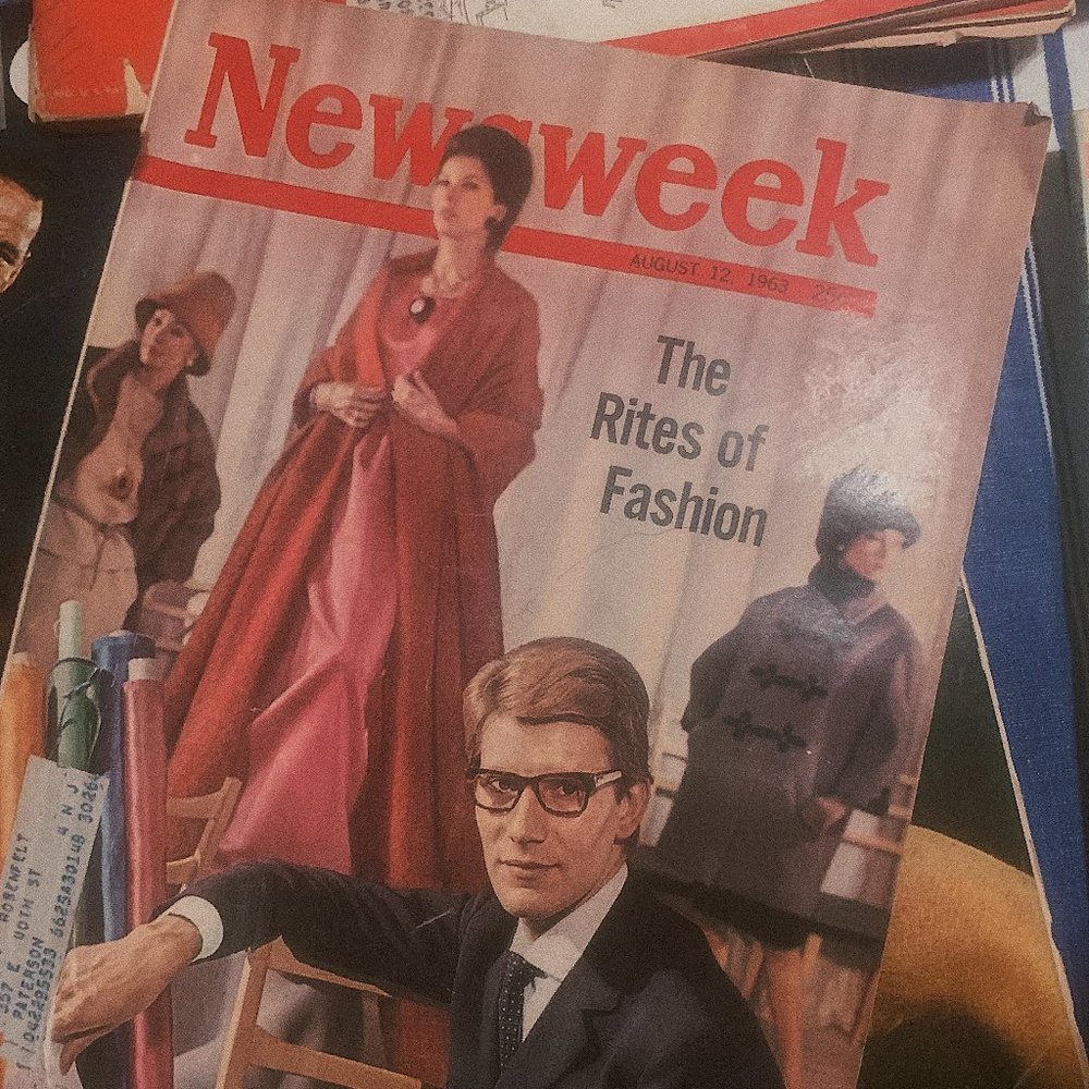 NEWSWEEK // YVES SAINT LAURENT // AUG 12 1963